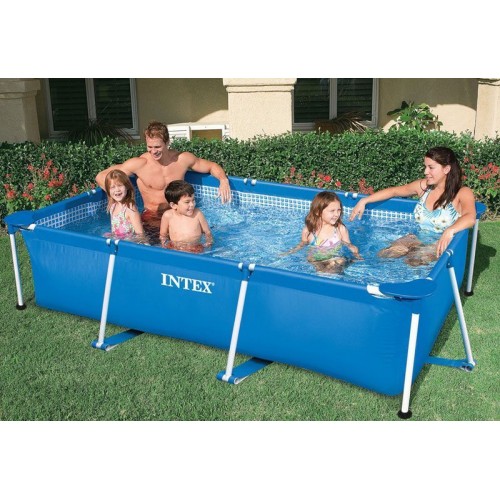 B-Ware!INTEX SMALL RECTANGULAR FRAME POOLS 260 x 160 x 65cm 28271NP-beschädigte Verpackung