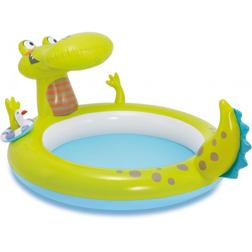 INTEX Baby Pool Aligator mit Verspritzer 57431NP