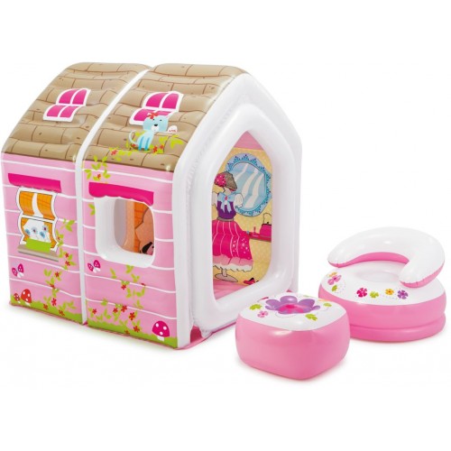 INTEX Prinzessinen-Haus 124 x 109 x 122 cm 48635