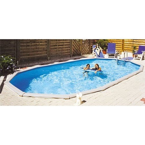 INTEX Stahlwandpool Set Grande Oval 610 x 366 x 135 cm 011755