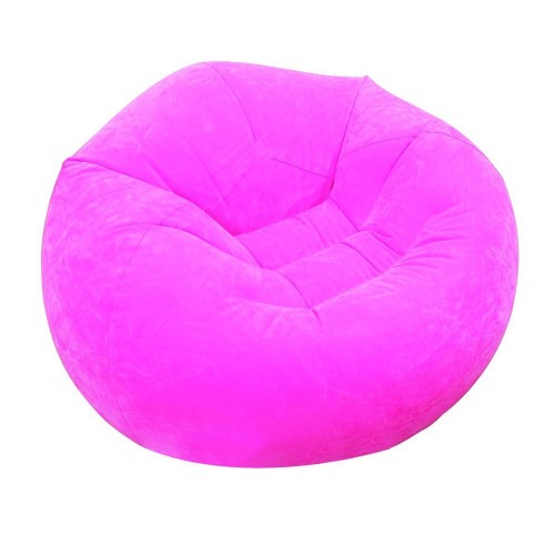 INTEX BEANLESS BAG CHAIR Luftsessel 107 x 104 x 69 cm, pink 68569