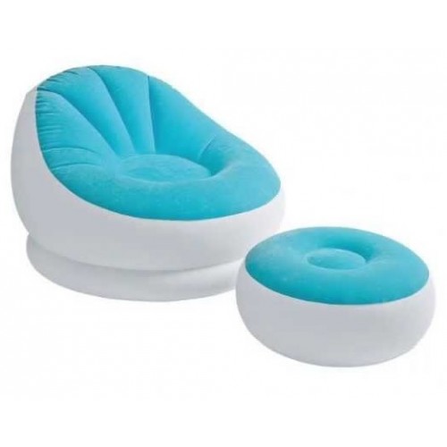 INTEX Loungen Sessel Cafe Chaise Chair blau 68572NP