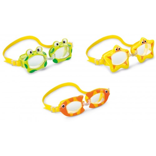 INTEX FUN GOGGLES Schwimmbrille für Kinder, gelb 55603