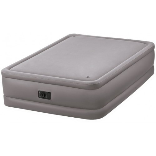 INTEX Luftbett "Foam Top Bed Queen" integrierter Elektropumpe, 152 x 203 x 51 cm, 64468