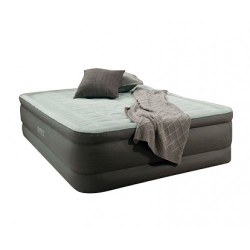 INTEX Luftbett "Queen" mit integrierte Pumpe 203 x 152 x 46 cm 64474