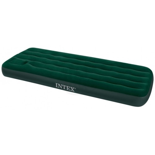 INTEX DOWNY AIRBED TWIN Luftbett mit Fußpumpe 99 x 191 cm 66927