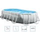 INTEX PRISM FRAME Ovalpool 503 x 274 x 122 cm mit 12-V-Filteranlage 26796GN