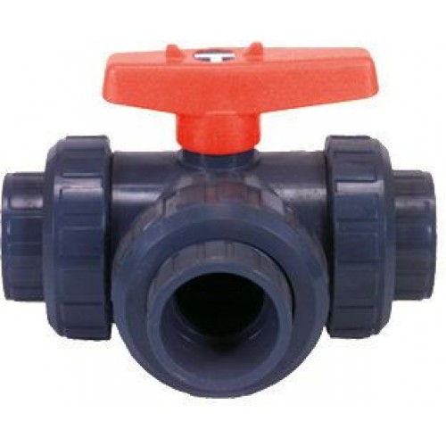 Steinbach PVC 3-Wege-Kugelhahn 062110