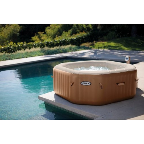 INTEX Pure SPA 79" Octagon - Bubble mit integr. Kalkschutzsystem 128414