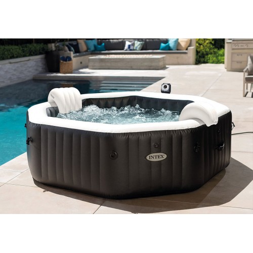 INTEX Whirlpool Pure SPA Jet + Bubble Kalkschutz + Salzwasser 218x71cm, für 6 Per 28462EX