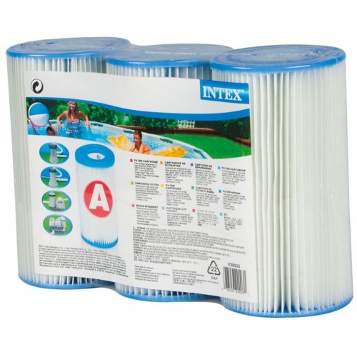 INTEX Filter 3 Cartridges Pack A Type 29003