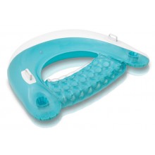 INTEX Sit 'n Float Aufblasbarer Wassersitz mit Griffen, blau 58859EU