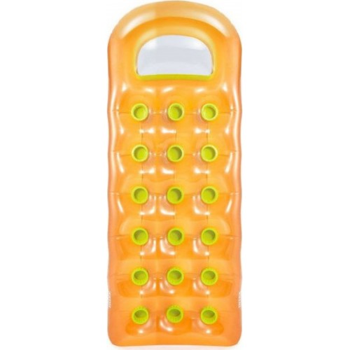 INTEX Suntanner Lounge Luftmatratze mit 18 Löcher orange 59895EU