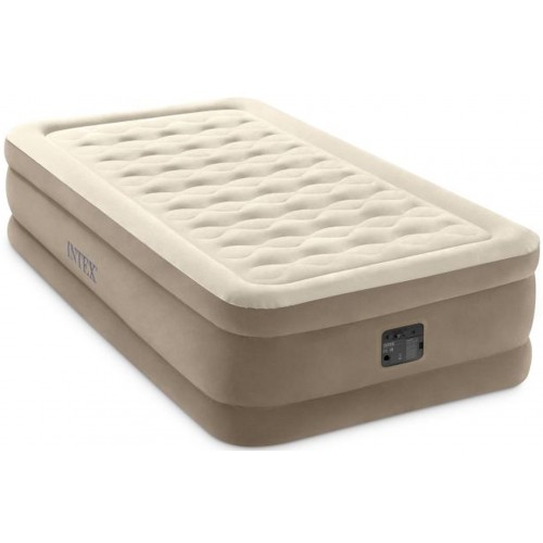 INTEX Twin Ultra Plush AIRBED with Fiber-Tech 64426NP