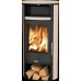 ABX ISLAND Holz-Kaminofen, schwarz+cream 4672-7C