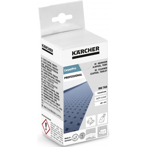 Kärcher RM 760 CarpetPro Teppichreiniger iCapsol, 16 Tabletten 6.295-850.0 Kärcher RM 760 CarpetPro Teppichreiniger iCapsol, 16 Tabletten 6.295-850.0
