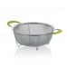 KELA Küchensieb COLINO mit 2 Griffen, Edelstahl 25,5cm/grün KL-11301