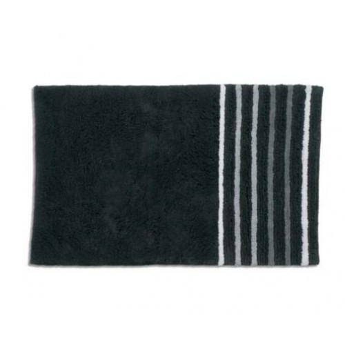 KELA Badematte Ladessa Stripes 80x50cm schwarz KL-22112 KELA Badematte Ladessa Stripes 80x50cm schwarz KL-22112