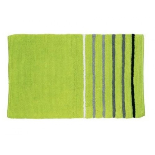 KELA Badematte Ladessa gestreift grün 100x60cm KL-22476