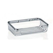 KELA Brass Seifenschale, Chrom, 13,5 × 9 × 3,5 cm KL-21917