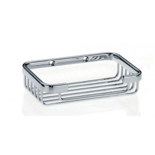 KELA Brass Seifenschale, Chrom, 13,5 × 9 × 3,5 cm KL-21917