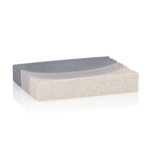 KELA Seifenschale Valura grau 12x9x2cm KL-22805