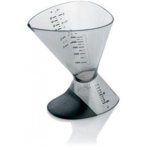 KELA Messbecher MISURA schwarz 15x12x18cm, KL-11282