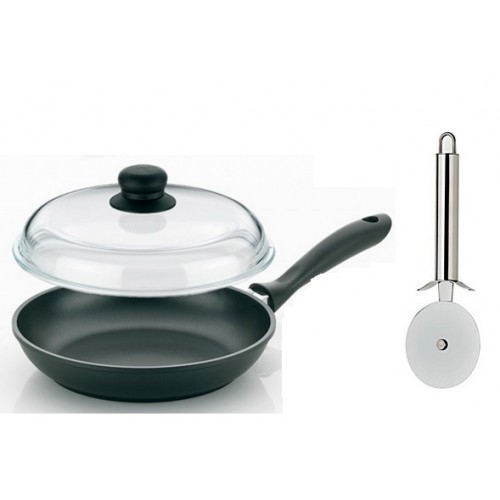 KELA Universalpfanne Kerros mit Glasdeckel 28 cm, KL-15159 KELA Universalpfanne Kerros mit Glasdeckel 28 cm, KL-15159
