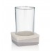 KELA Becher Valura grau 7,5x7,5x11cm KL-22801