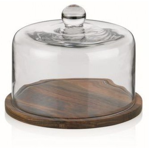 KELA Käseglocke KAILA, Akazienholz 25cm KL-11780