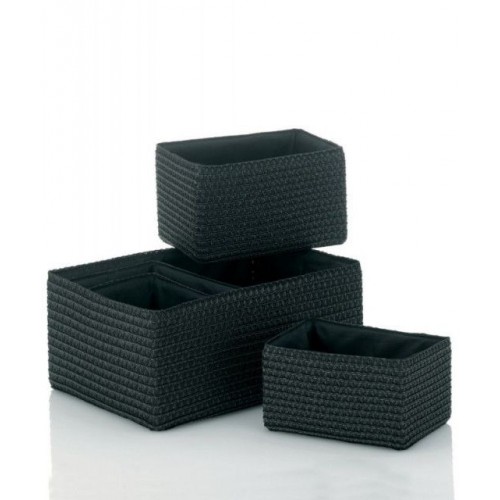 KELA Korbset Rimossa 5tlg. schwarz KL-21780