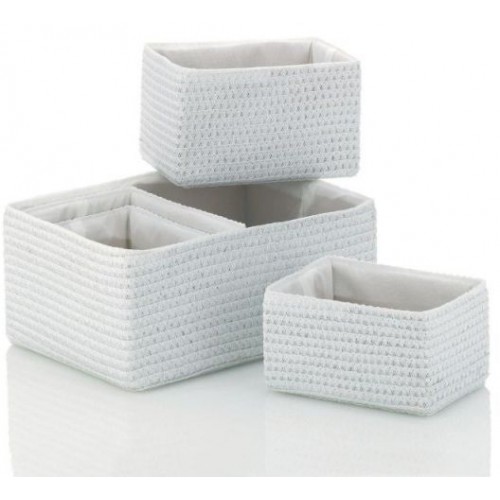 KELA Korbset Rimossa 5tlg. weiß KL-21781