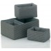 KELA Korbset Rimossa 5tlg. grau KL-21783