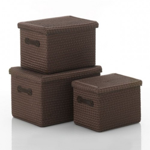KELA Korb-Set Rimossa 3tlg. braun KL-31282