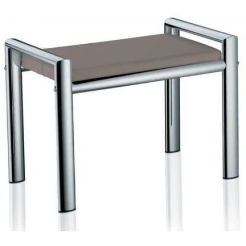 KELA Lunis Badezimmerstuhl, Chrom/dunkelgrau, 66,5 × 38,5 × 48,5 cm KL-21984 KELA Lunis Badezimmerstuhl, Chrom/dunkelgrau, 66,5 × 38,5 × 48,5 cm KL-21984