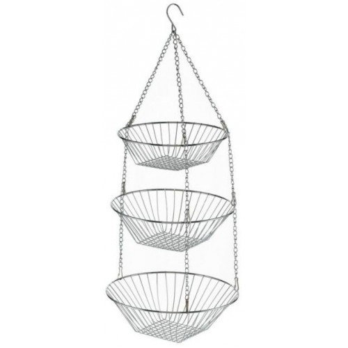 KELA Drahtetagere LOOP, 3St.-25cm, 28cm, 30cm, chrom KL-49552