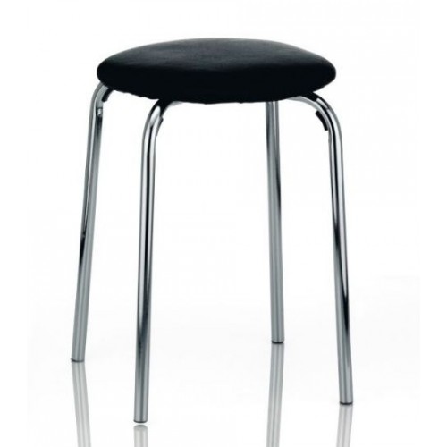 KELA Sitzhocker Gerett & Simeon schwarz KL-18797