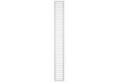 Kermi obere Heizkörper Abdeckung für Typ 22 BL 2000, profil, ZA00170014