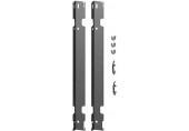 Kermi Wandkonsolen-Set (lang) für Verteo-Flachheizkörper Bauhöhe 2200 mm ZB02610004