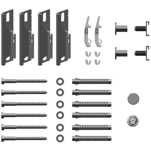 Kermi Wandkonsolen-Set (kurz) für Verteo-Flachheizkörper für Typ 10 ZB02680002