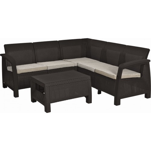 KETER BAHAMAS RELAX Loungeecke, braun/beige 17205478 KETER BAHAMAS RELAX Loungeecke, braun/beige 17205478