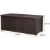 KETER ROCKWOOD 570L Garten-Aufbewahrungsbox 155 x 72,4 x 64,4 cm, braun 17197729