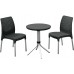 B-WARE KETER CHELSEA Gartenmöbel-Set Polyrattan 3teilig, anthrazit 17199261 ohne orig. Ver