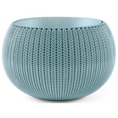 KETER COZIES M Pflanzenampel 36 x 36 x 22,5 cm, hell blau 17202379