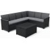 B-WARE KETER EMMA CORNER 6 SEATER Ecksofa-Set, graphit/grau 17210758