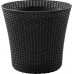 KETER CONIC PLANTER 56,5L Blumentopf, 54 x 48,7 cm, anthrazit 17202754