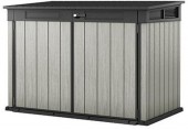 KETER GRANDE STORE Mülltonnenbox/Gartenbox, 190,5 x 109,3 x 132,5 cm, grau 17212383