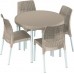 KETER Gartenmöbelset JERSEY cappuccino 17200848