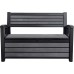 KETER HUDSON STORAGE BENCH 227L Gartenbank/Kissenbox, graphit 17204490