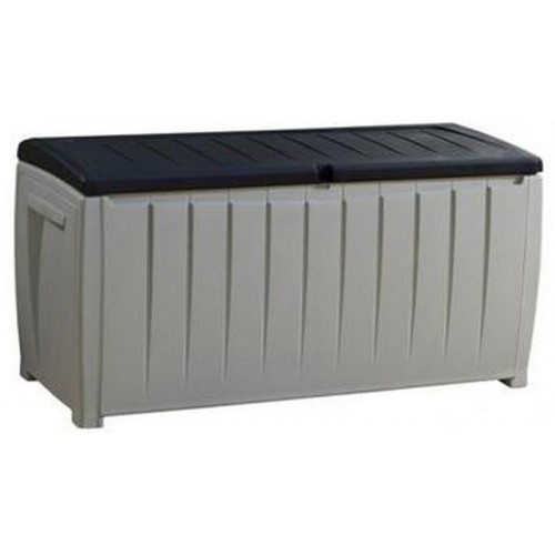 AUSVERKAUF KETER NOVEL Garten Auflagenbox 340 L, grau/schwarz 17197948